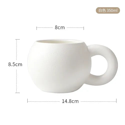 Stella Cup – Luxury Geometric Porcelain Mug Bowlift