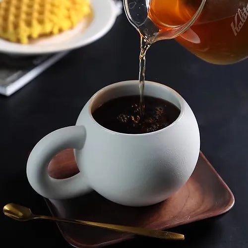 Stella Cup – Luxury Geometric Porcelain Mug Bowlift