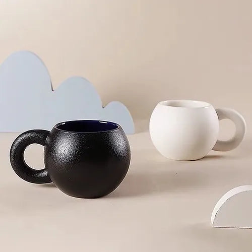 Stella Cup – Luxury Geometric Porcelain Mug Bowlift
