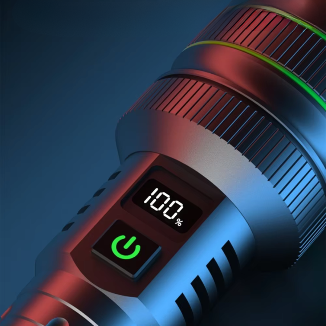 PowerBeam - Krachtige LED Zaklamp met Zoomfunctie Bowlift