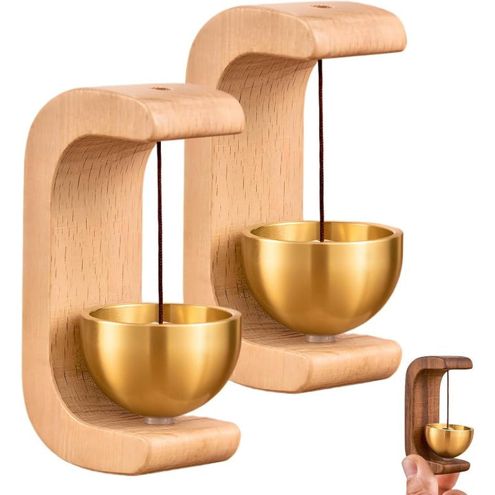 Magnetic Wooden Doorbell Bowlift