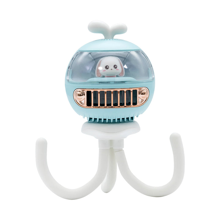 Cartoon Safety Bladeless Stroller Fan | Bowlift