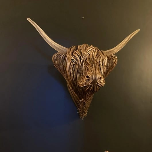 BowLift | Cow Wall Sculpture – Bowie
