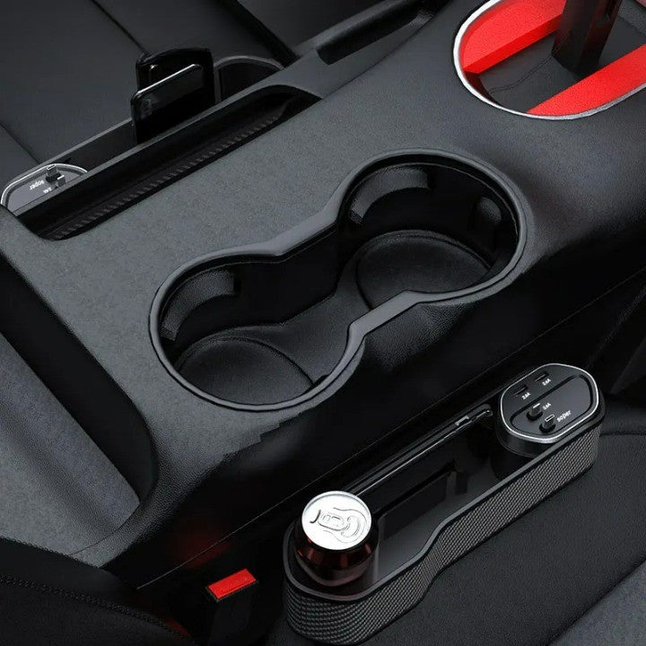BowLift | Car Seat Gap Organizer Cup Holder Wireless Charger