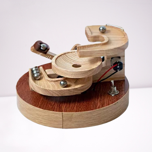 BowLift | Eternal Motion Wooden Marble Machine