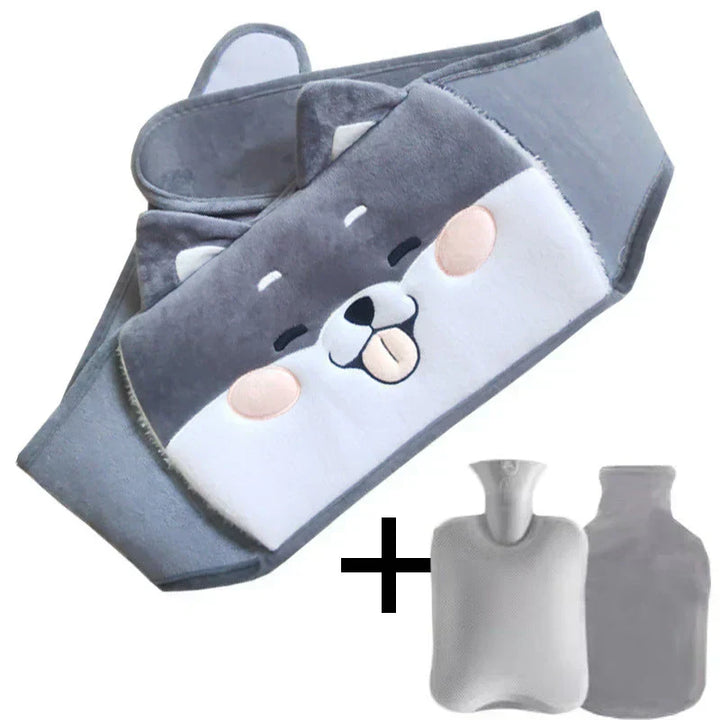 BowLift | WarmCush – Reusable Plush Hot Water Bottle with Hip Cushion