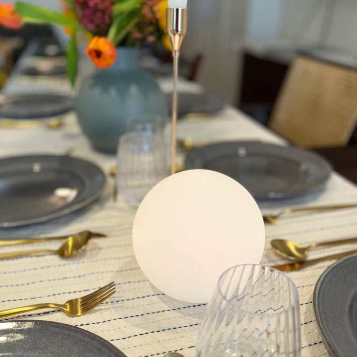 BowLift | LED Wireless Table Lamp - Rechargeable Modern Light Fixture for Home, Office, and Nightstand Use