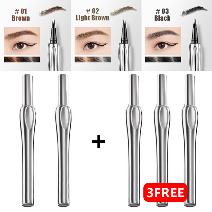 Improved Natural Waterproof Eyebrow Pencil with Micro-Fine Tip (super) Bowlift