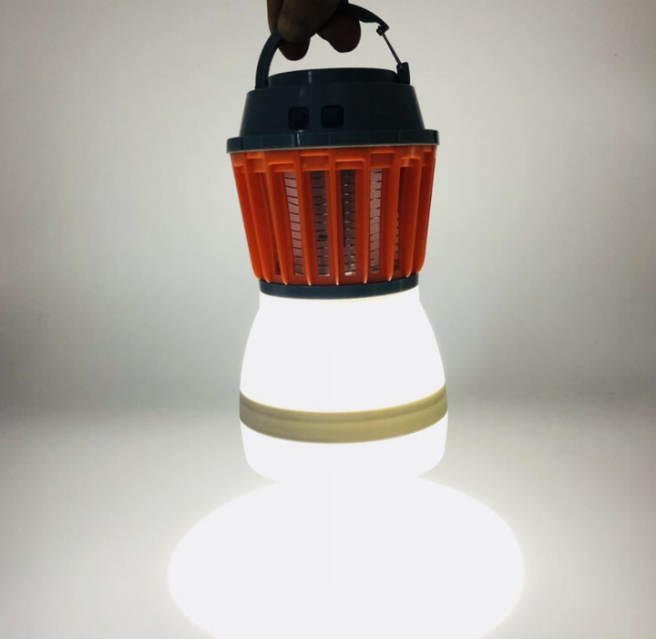 BowLift | Solar LED Mosquito Lamp with Integrated Lantern – Effective Insect Protection and Lighting for Garden and Camping