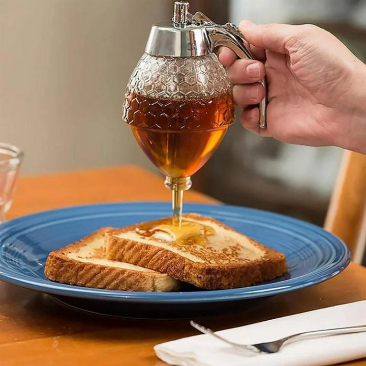 HoneySaver – Elegante en Praktische Honingdispenser Bowlift