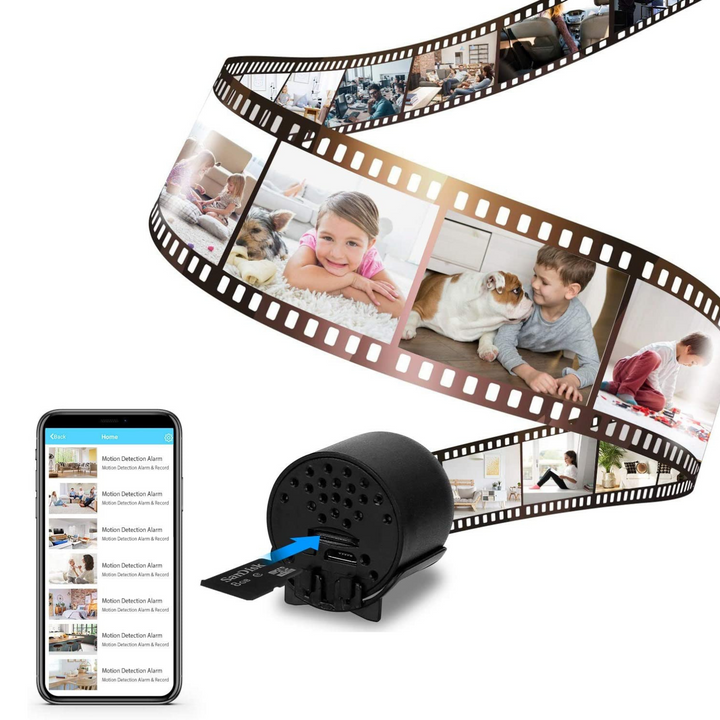Wireless Mini Wifi Indoor Home Security System Camera Bowlift