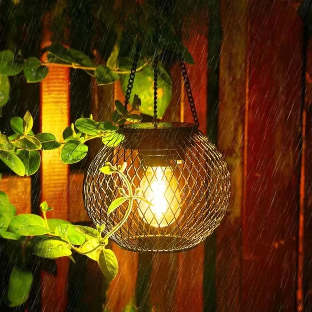 BowLift | Sunny Garden Solar Lantern – Waterproof LED Outdoor Light with Auto Sensor