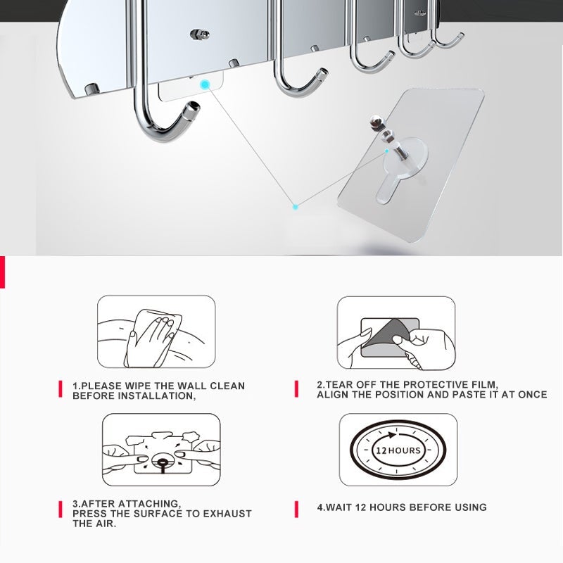 BowLift | Self Adhesive Nails Wall Mount Non-Trace Screw Hook Stickers
