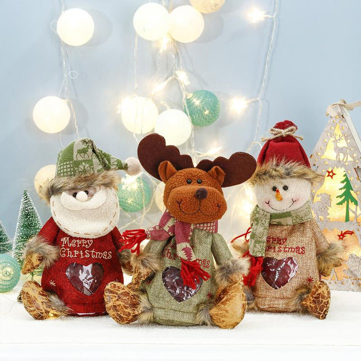 Christmas decorative gift bag / Christmas Eve apple bag🎄 Bowlift