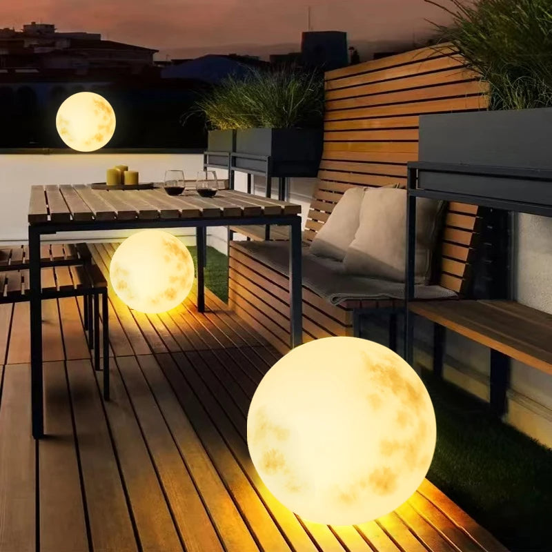 BowLift | Moon lamp | Weatherproof garden lamp with LED lighting