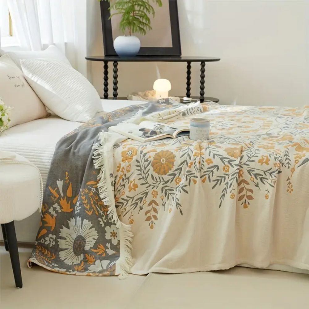 BowLift | Versailles-Inspired Reversible Floral Blanket