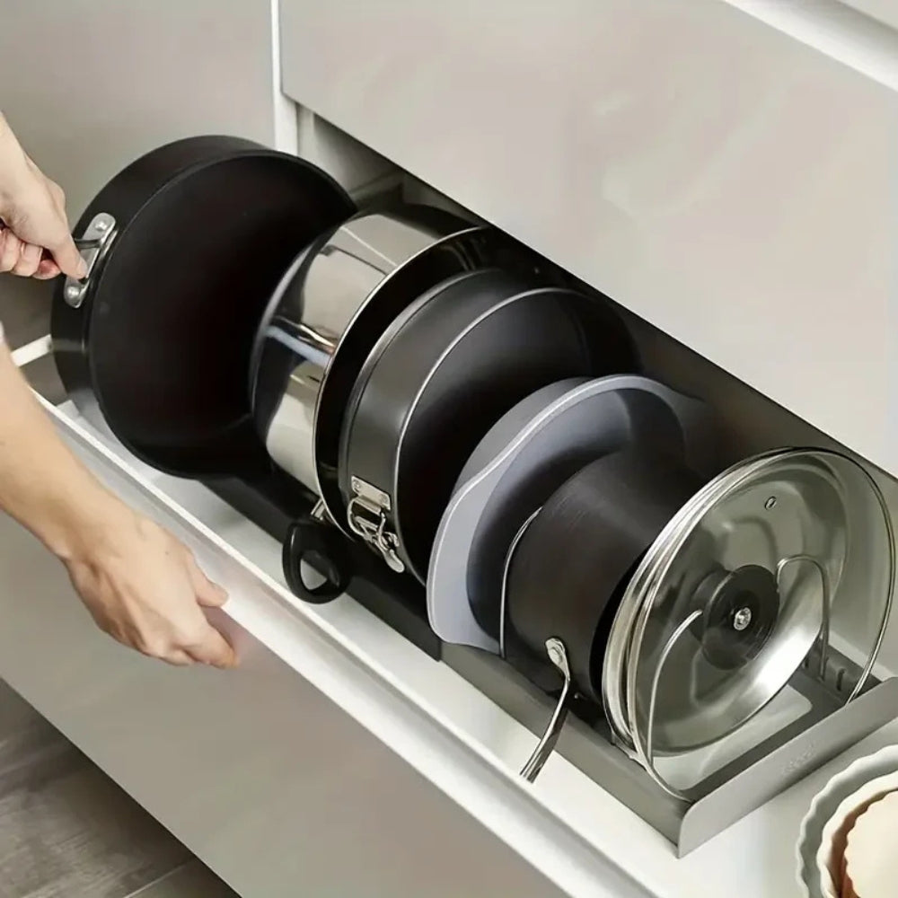 BowLift | Expandable Pot and Pans Organizer Rack