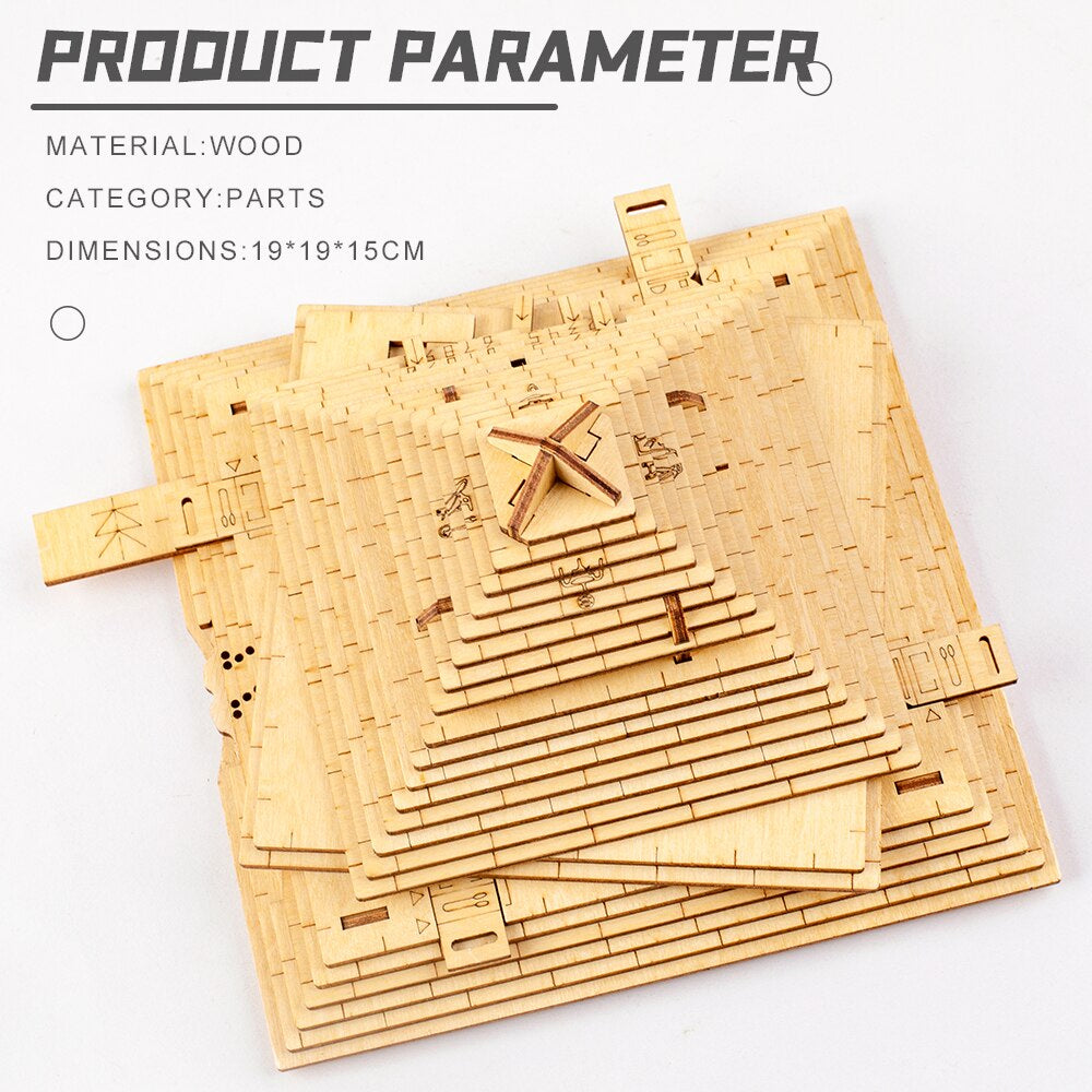 BowLift | Wooden Assemble The Pyramid of Maya