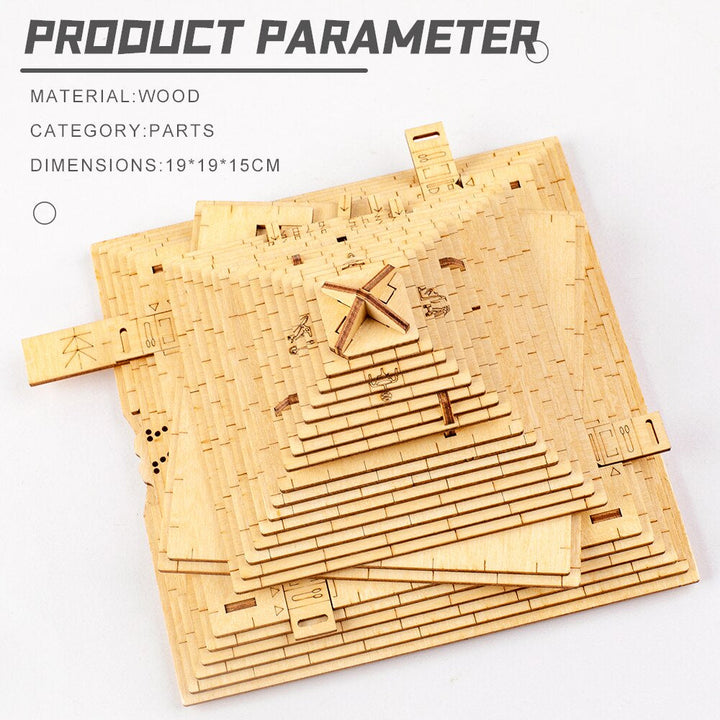 BowLift | Wooden Assemble The Pyramid of Maya
