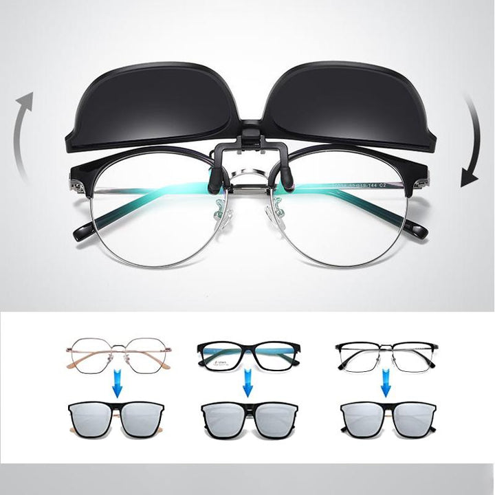 BowLift | New polarized Clip-On Flip-Up sunglasses