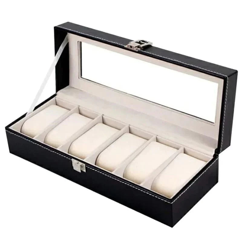 6 and 12 Slot Leather Watch Organizers Bowlift