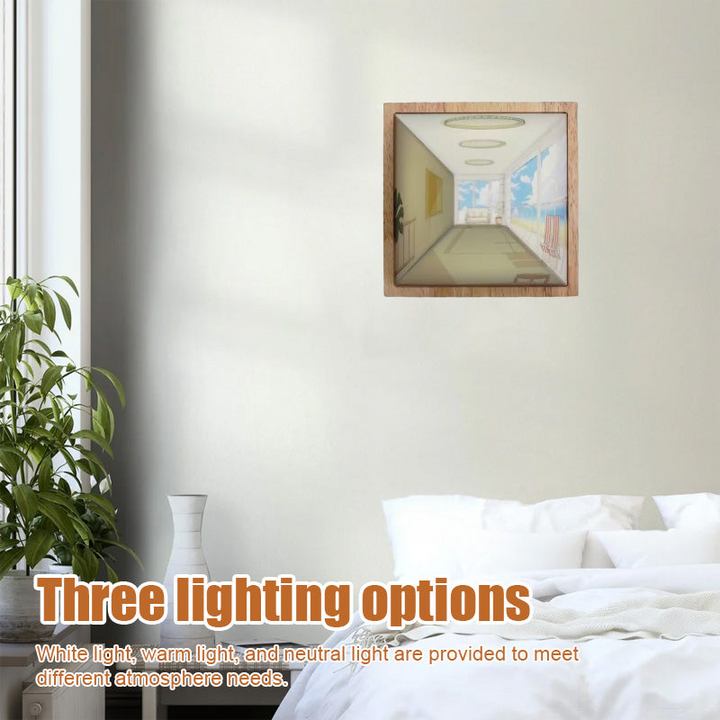 3D-Naked Eye Vision Wall Lamp | Stunning Wall Ambience | Bowlift