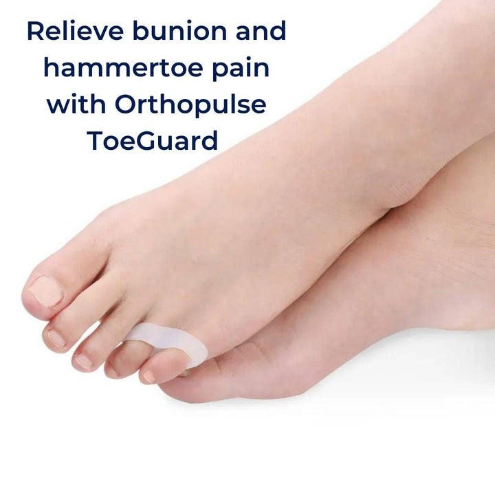 ToeGuard Orthopedic Toe Spacers | Bunionette Corrector - Little Toe Straightener - for Bunions - Hammertoe and Toe Alignment Bowlift