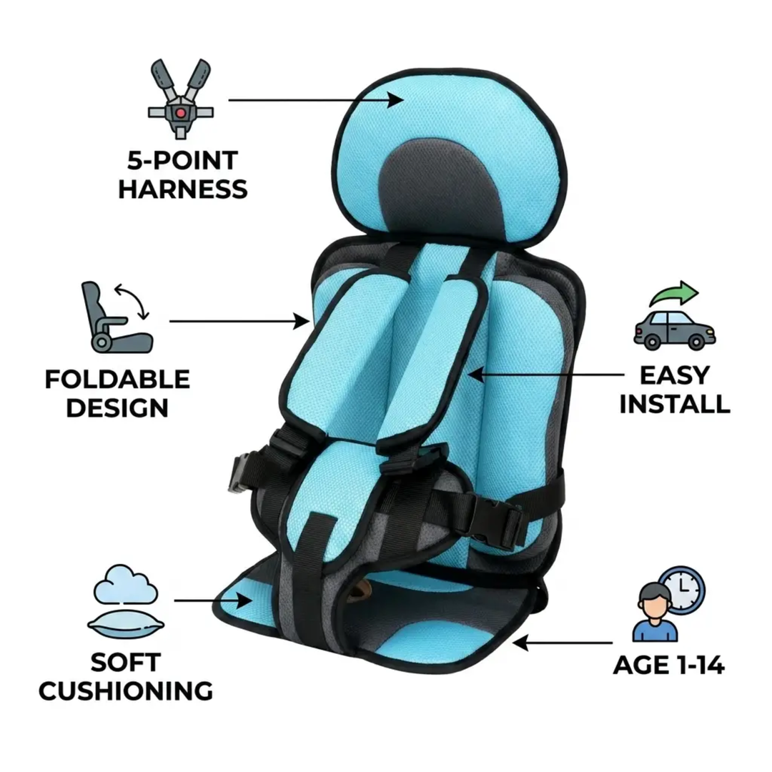 BowLift | Portable & Foldable Child Car Booster Seat