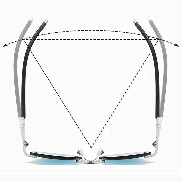 BowLift | Sapphire High Hardness Anti-Blue Light Wide and Near Reading Glasses Sunglasses