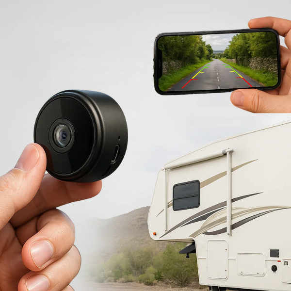 HD Wireless Backup Camera for RVs Trucks and Trailers with Night Vision