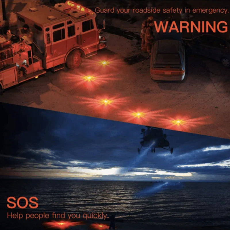 BowLift | Led Road Flares Flashing Warning Light