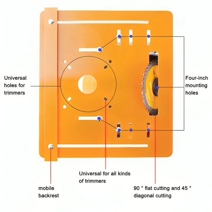 BowLift | LuxuraCut Precision Cutting Machine | Adjustable Base Plate for precise and effortless cuts