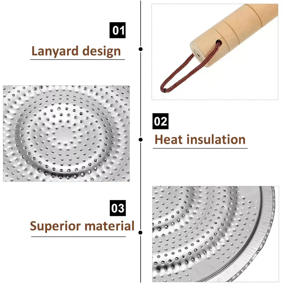 Stove Heat Defuses - Steel Insulation Pad Bowlift