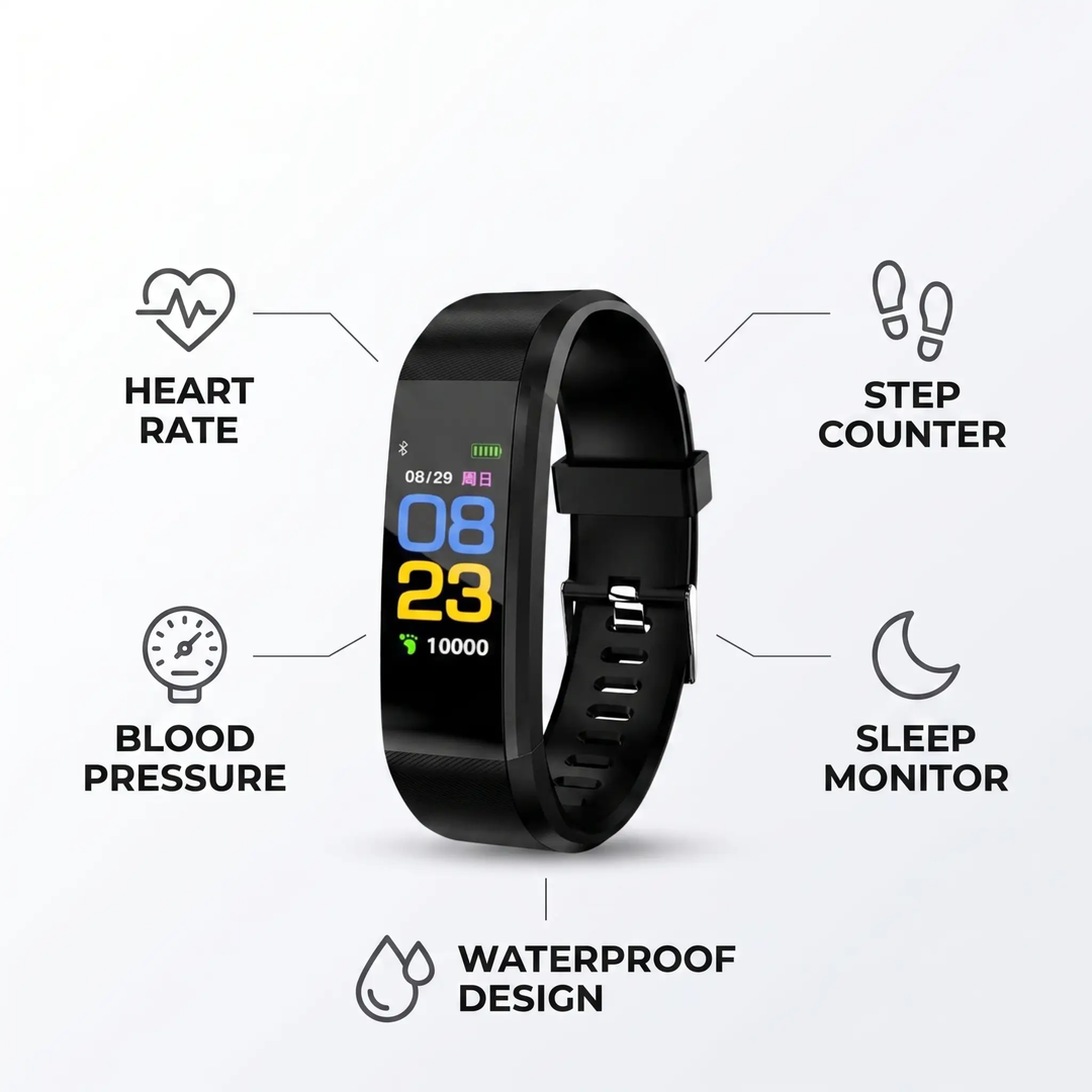 Senior Smartwatch with Heart Rate & Blood Pressure Monitoring | Bowlift