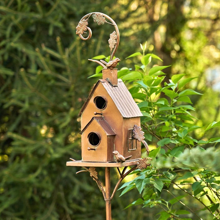 Birdhouse Garden Stakes | Bowlift