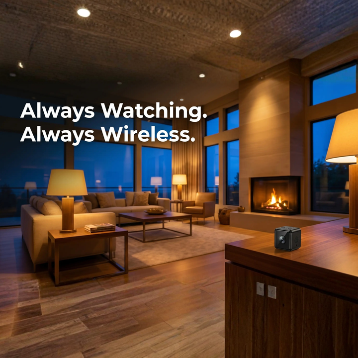 BowLift | 1080P Wireless WiFi Security Camera | Weather-Resistant, App-Controlled & Ideal for Indoor and Outdoor Surveillance | Small Closed Circuit Camera