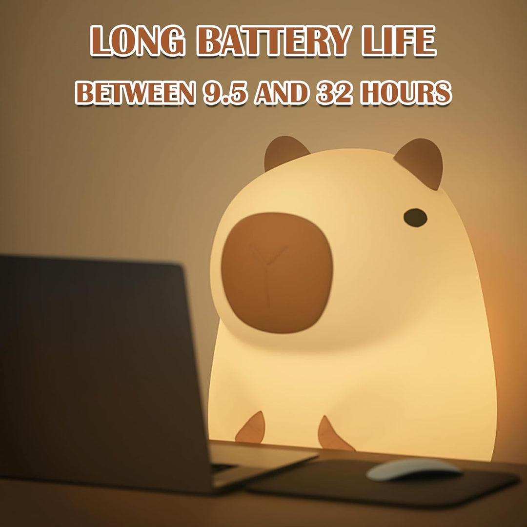 BowLift | Cute CapySnuggle Night Light - Warm Light in Capybara Design