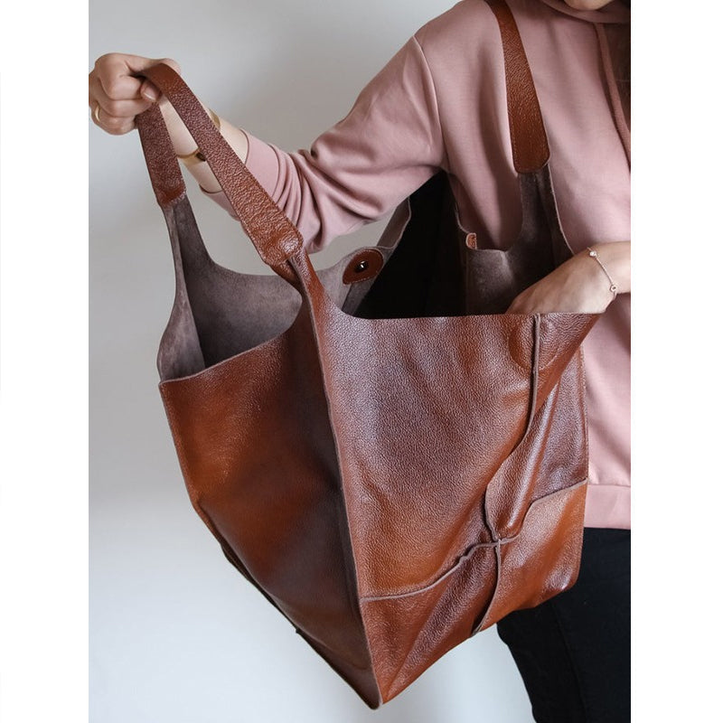 BowLift | Oversized Leather Tote