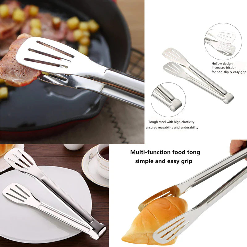 Stainless Steel Food Tongs Bowlift