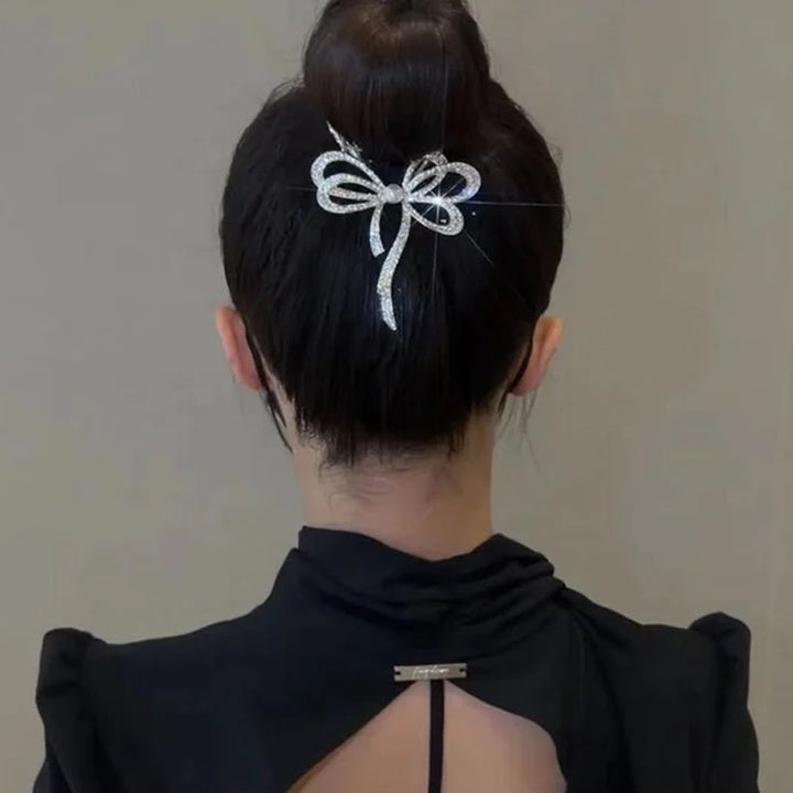 Bow Light Luxury Premium Feeling Hair Clip Bowlift