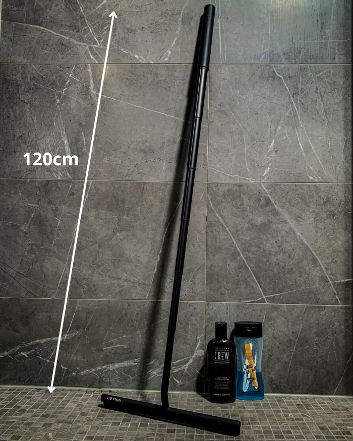 BowLift | Telescopic Shower Squeegee with Extendable Handle – Streak-Free Cleaning Tool for Walls and Floors