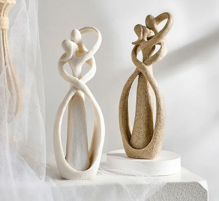 BowLift | Eternal Embrace | Abstract Figurine | Timeless Love | Unique Gift