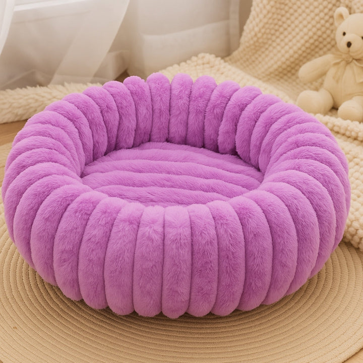 BowLift | Purrfectly Plush Round Pet Bed