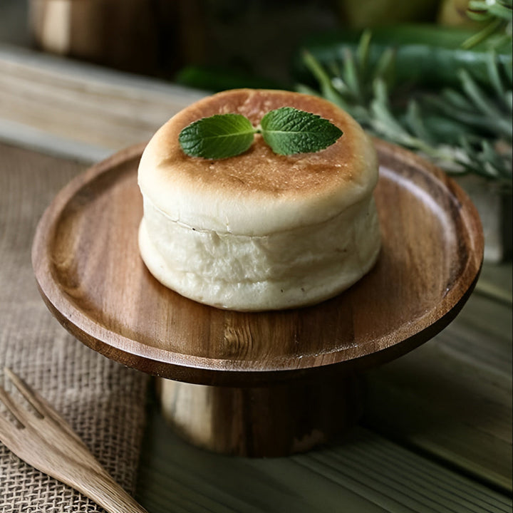 BowLift | High Stand Wooden Cake Plate