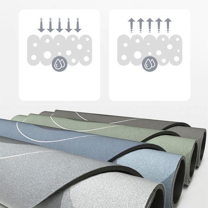 BowLift | Absorbent Microfiber Bath Mat | Quick-Dry Soft Bathroom Rug for Shower & Bath Use