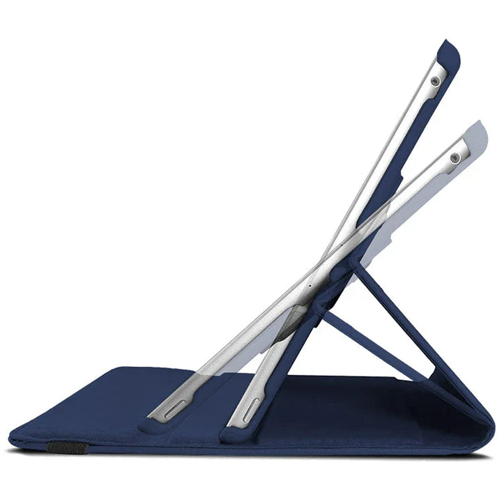 BowLift | 360-Degree Rotating Smart Leather Stand Case for iPad – Auto Sleep/Wake, Protective Cover