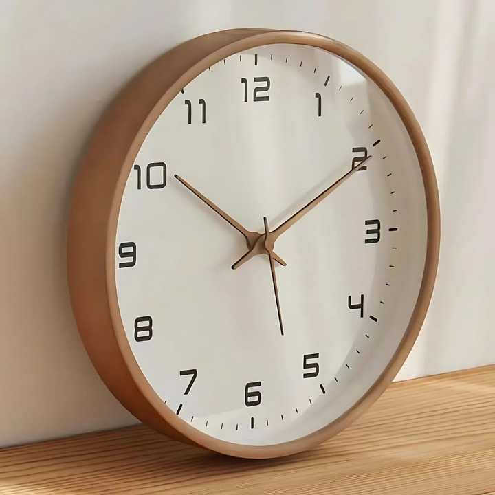 BowLift | Stylish Wooden Wall Clock for Indoor