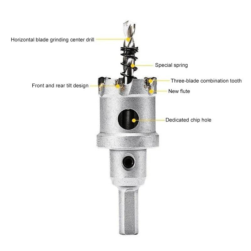 BowLift | Hole Saw Cutter Drill Bit Set (12PCS)