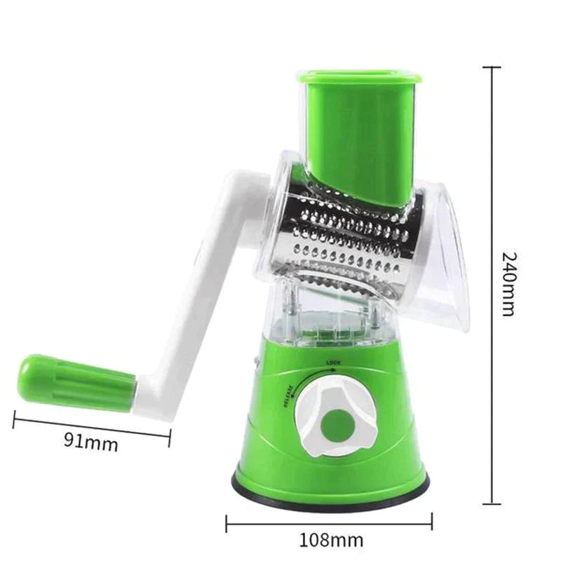 3 in 1 Rotary Cheese Grater Vegetable Slicer | Bowlift