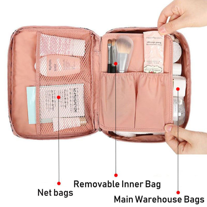 Multifunction Women Makeup Cosmetic Travel Pouch Bowlift
